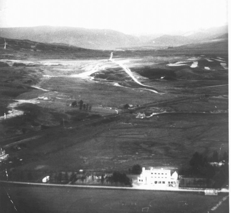 Aerial view of Grampian Hotel 