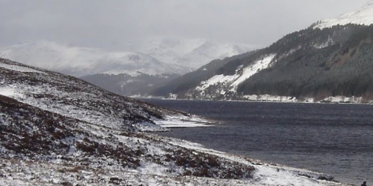 Loch Ericht and Ben Alder