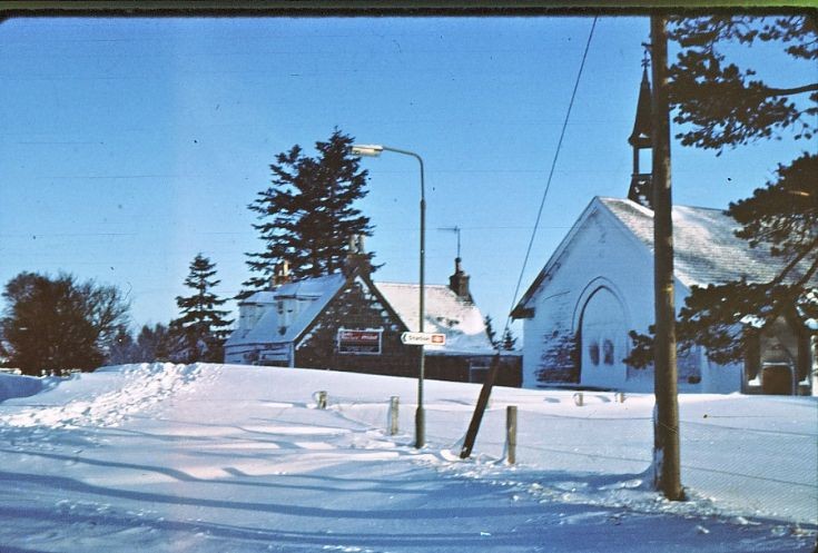 MacPherson shop and the church