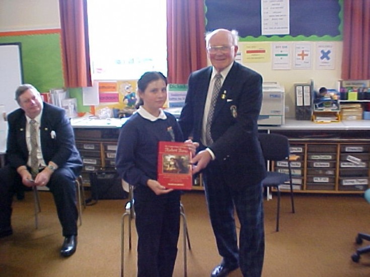 Dalwhinnie school pupil receives Burns book