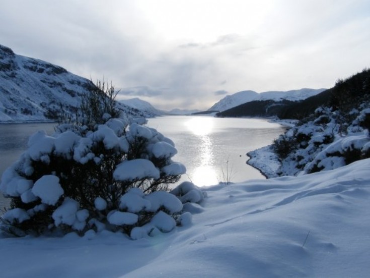 Loch Ericht in winter