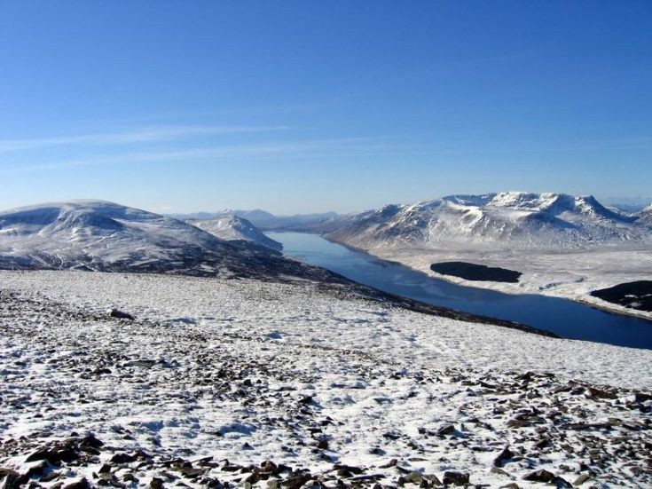 Ben Udlamain & Ben Alder in Winter