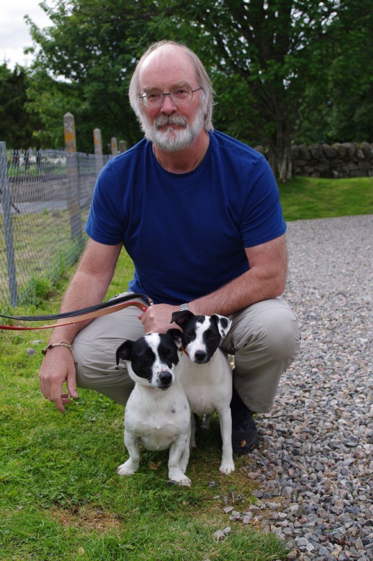 John Kirkwood with Flora and Hamish