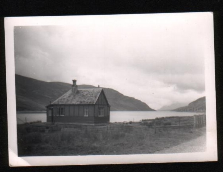 The old Ben Alder Gate Lodge