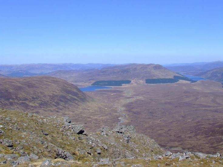 Loch Pattack and Loch Ericht