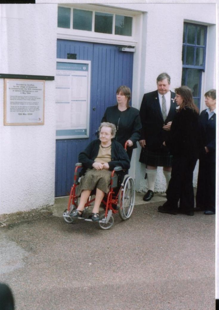 Unveiling of the Montgomery Visit Commemorative Plaque