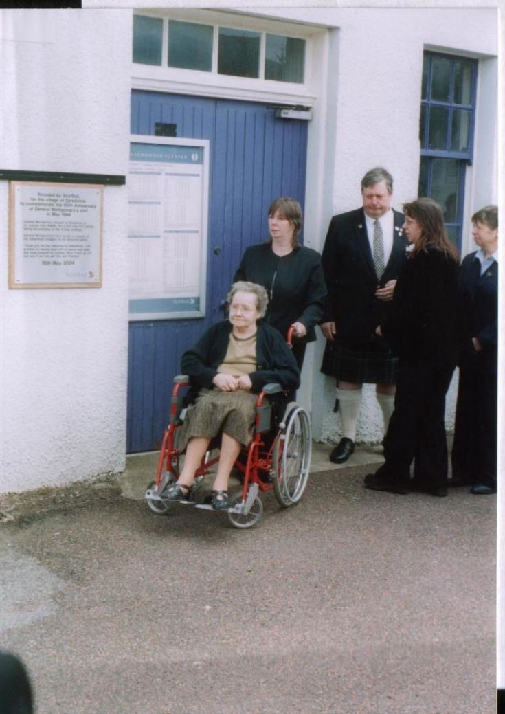 Unveiling of the Montgomery Visit Commemorative Plaque