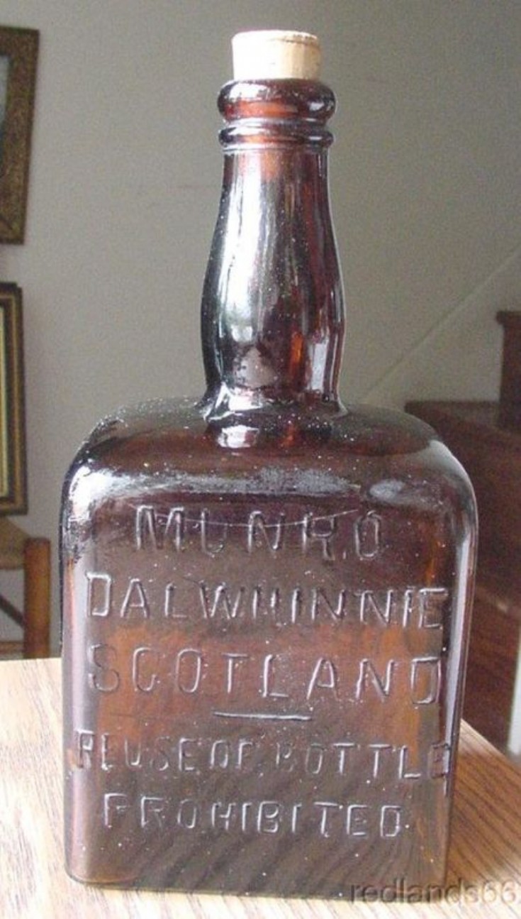 Munro's Dalwhinnie bottle