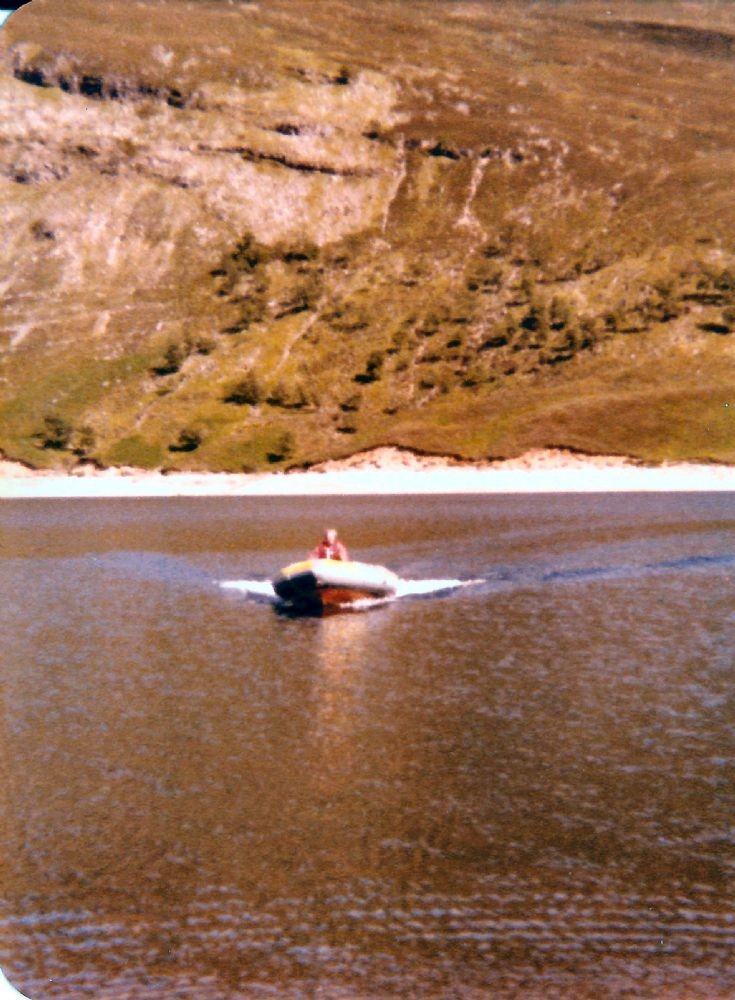 Boat on Loch Ericht 