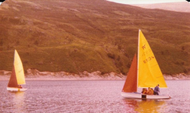 Boats on Loch Ericht 