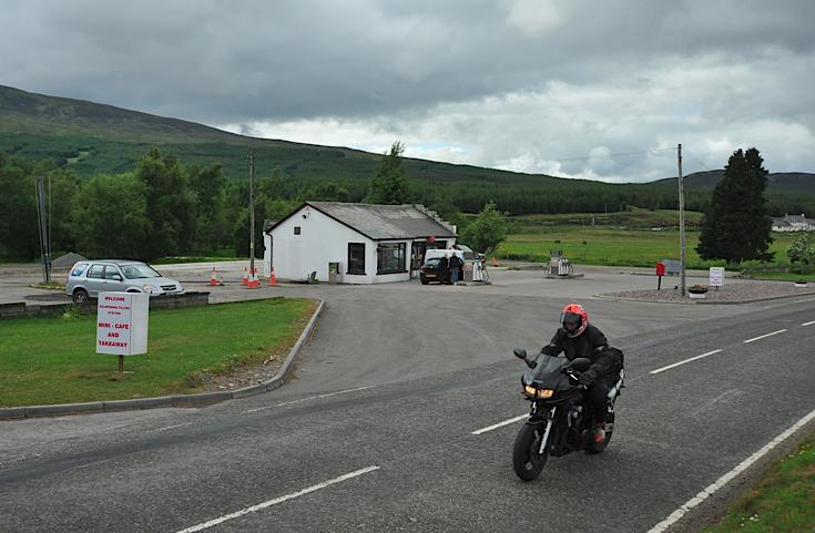 Dalwhinnie garage, post office, takeaway, shop