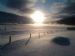 Frozen Loch Ericht near the Shieling