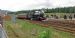 Steam train at Dalwhinnie station 